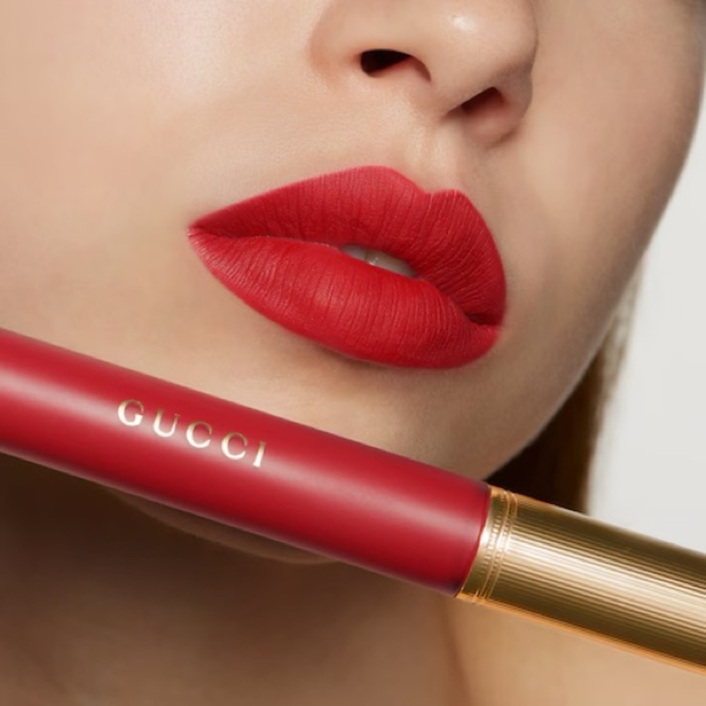 Gucci Liquid Matte Lip Color - Goldie Red - Picture 11 of 13